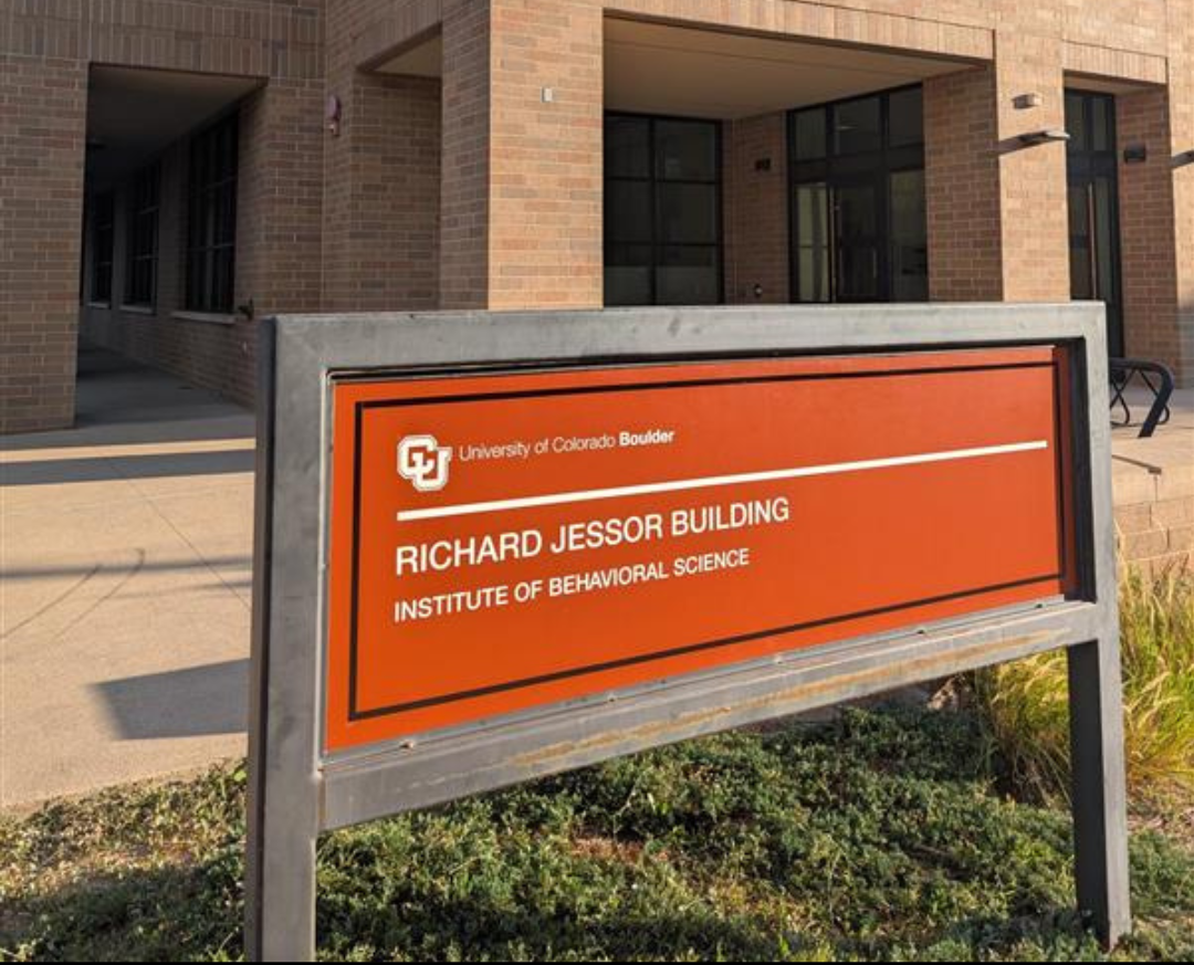 Update sign outside of the former Institute of Behavioral Science building, now the Richard Jessor Building.