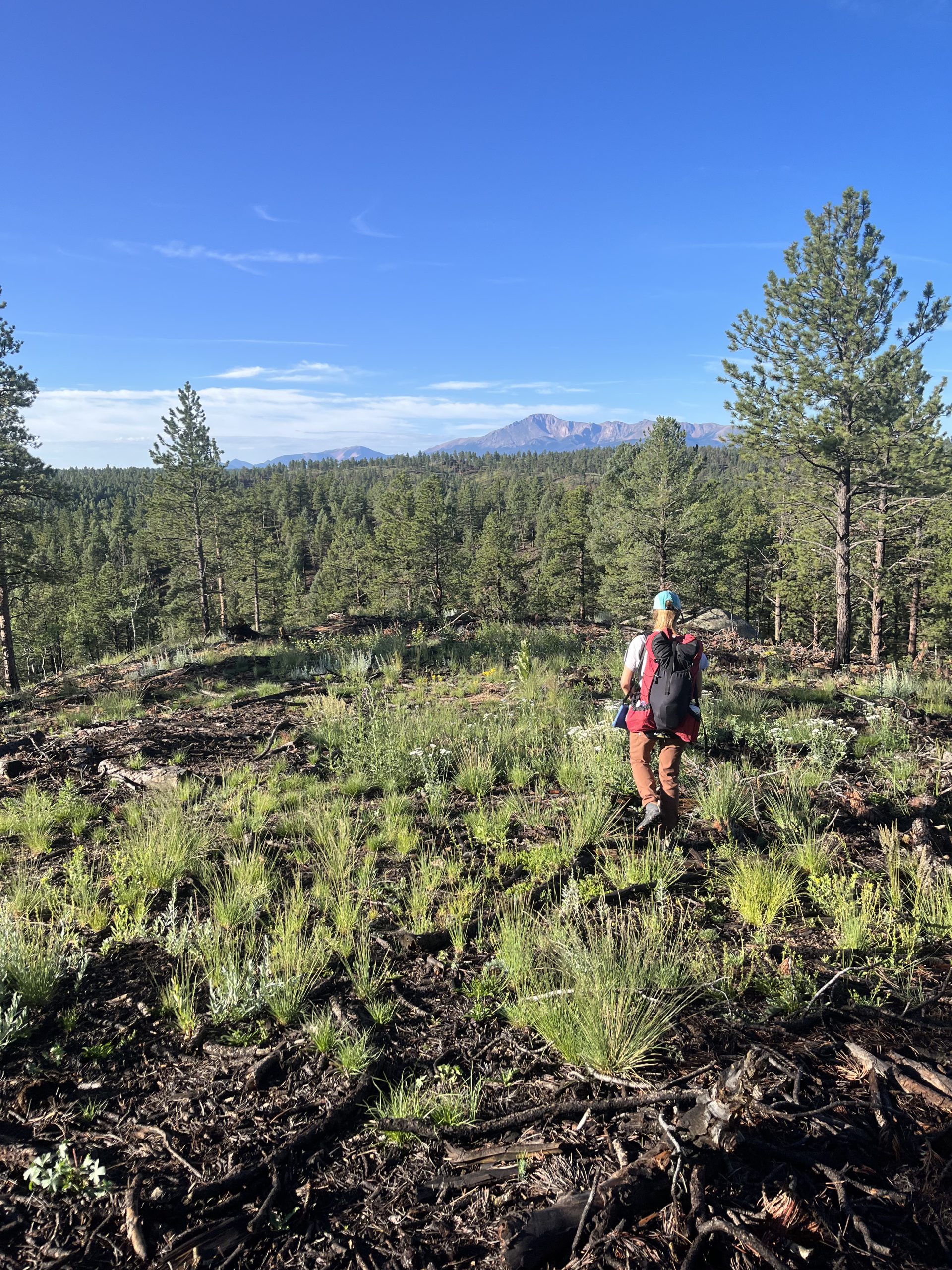 Savannah Lenhert on a hike in the Colorado backcountry. 